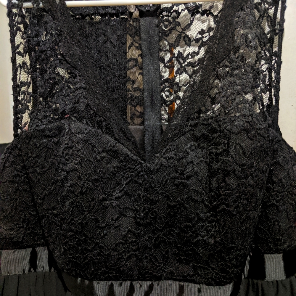 Knee Length Black Dress